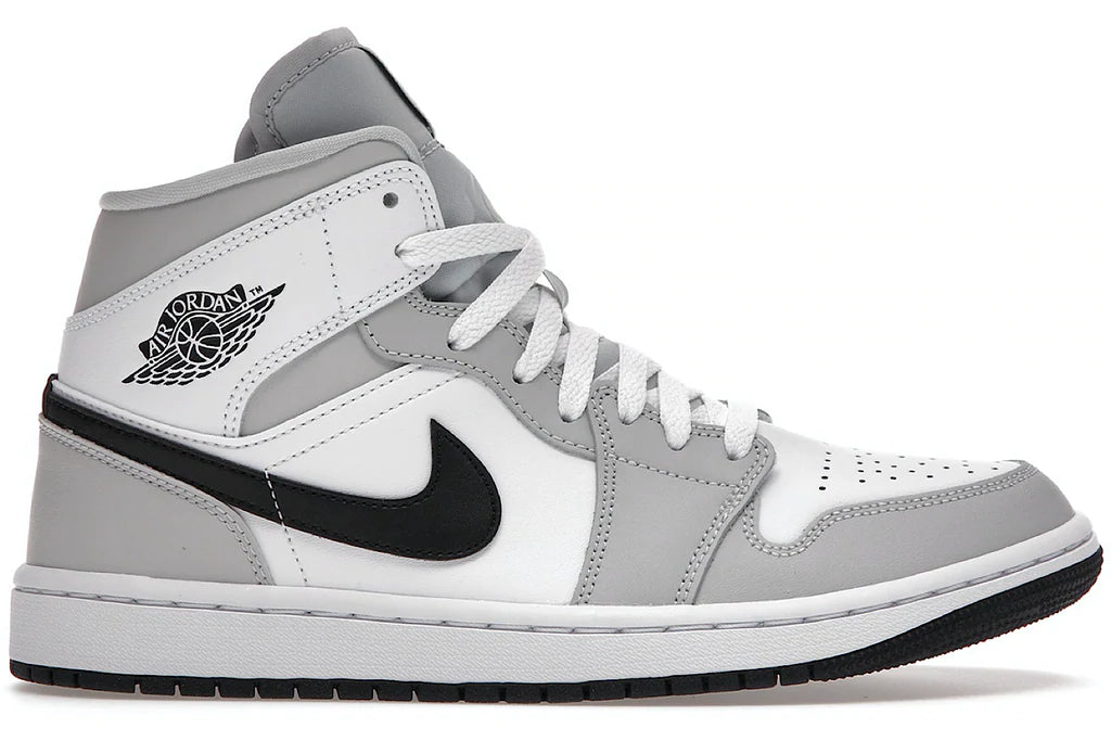 Tênis Nike Air Jordan 1 Mid Light Smoke Grey