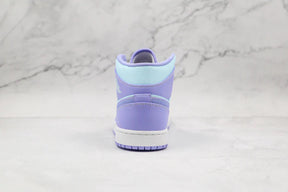 Tênis Nike Air Jordan 1 Mid Purple Aqua