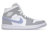 Tênis Nike Air Jordan 1 Mid Wolf Grey Aluminum
