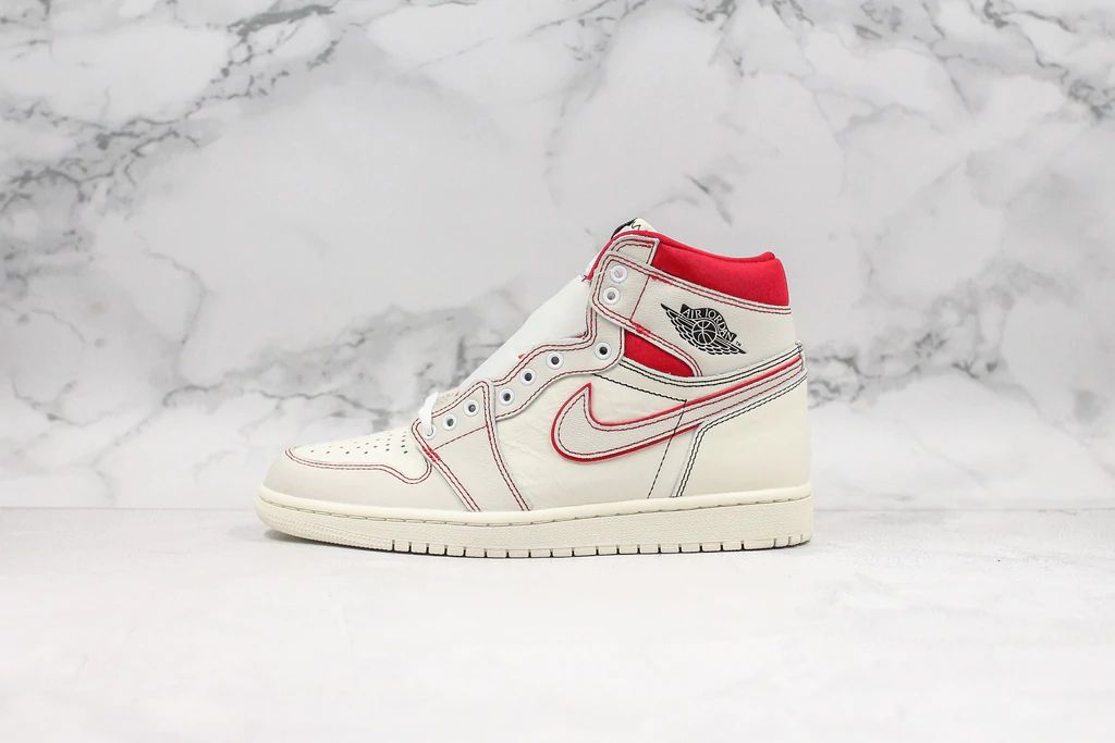 Tênis Nike Air Jordan 1 Retro High Phantom Gym Red