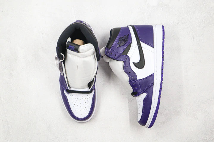 Tênis Nike Air Jordan 1 Retro High Court Purple White