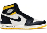 Tênis Nike Air Jordan 1 Retro High "Not For Resale" Varsity Maize