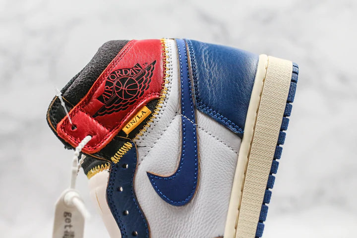 Tênis Nike Air Jordan 1 Retro High Union Los Angeles Blue Toe