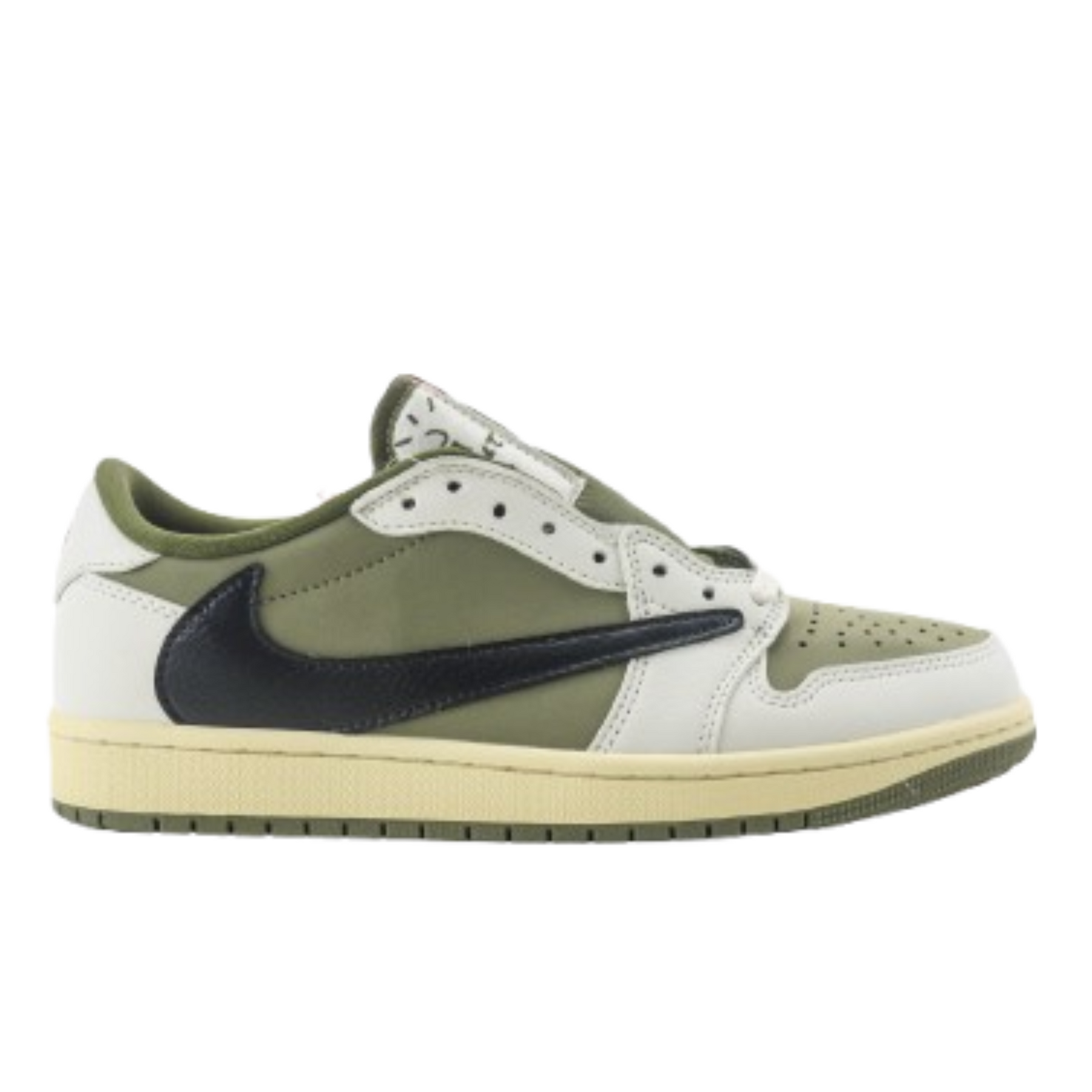 Tênis Nike Air  Jordan 1 Retro Low OG SP Travis Scott Medium Olive
