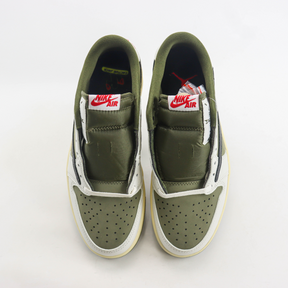 Tênis Nike Air  Jordan 1 Retro Low OG SP Travis Scott Medium Olive