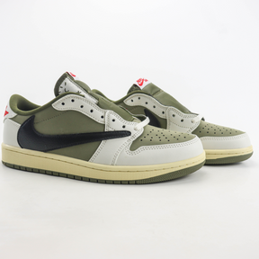 Tênis Nike Air  Jordan 1 Retro Low OG SP Travis Scott Medium Olive