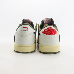 Tênis Nike Air  Jordan 1 Retro Low OG SP Travis Scott Medium Olive