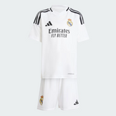 Kit Infantil Real Madrid Home 24/25 - Branco