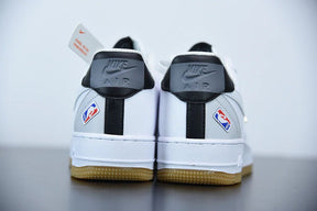 Tênis Nike Air Force 1 Nba White Grey Gum