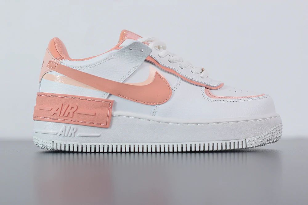 Tênis Nike Air Force 1 Shadow White Coral Pink