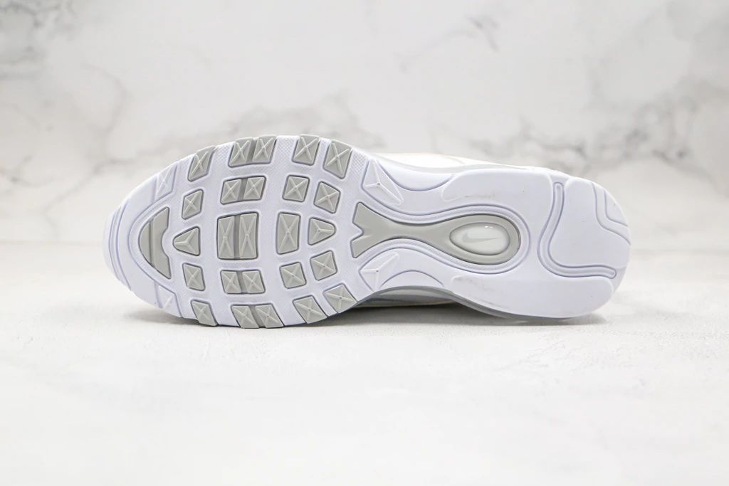 Tênis Nike Air Max 97 Triple White Wolf Grey