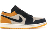 Tênis Nike Air Jordan 1 Low University Gold Black
