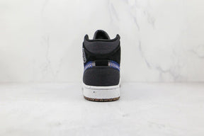 Tênis Nike Air Jordan 1 Mid Crater Black