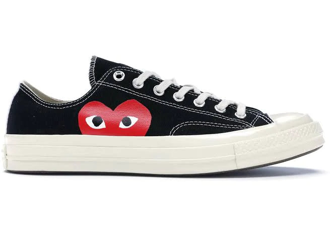 Tênis Converse Chuck Taylor All Star 70s Ox Comme Des Garçons Play Black