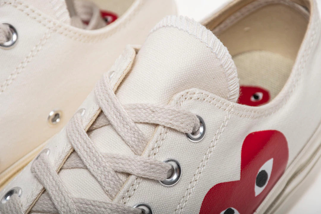 Tênis Converse Chuck Taylor All Star 70s Ox Comme Des Garçons Play White