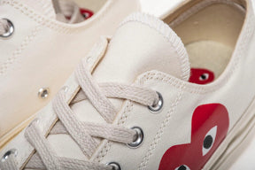 Tênis Converse Chuck Taylor All Star 70s Ox Comme Des Garçons Play White