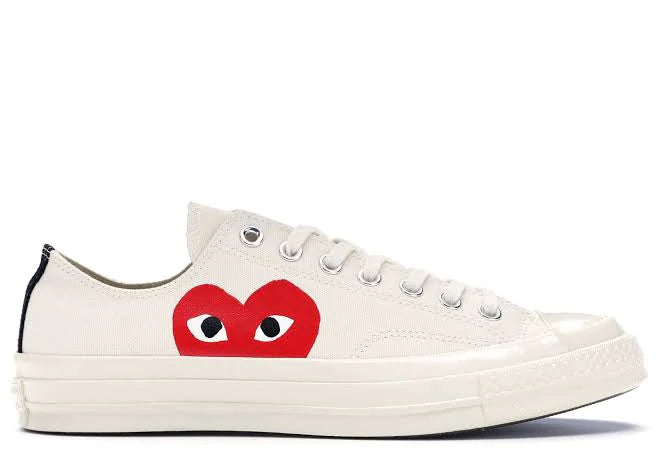 Tênis Converse Chuck Taylor All Star 70s Ox Comme Des Garçons Play White