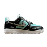 Tênis Nike Air Force 1 Black and Blue Cartoon
