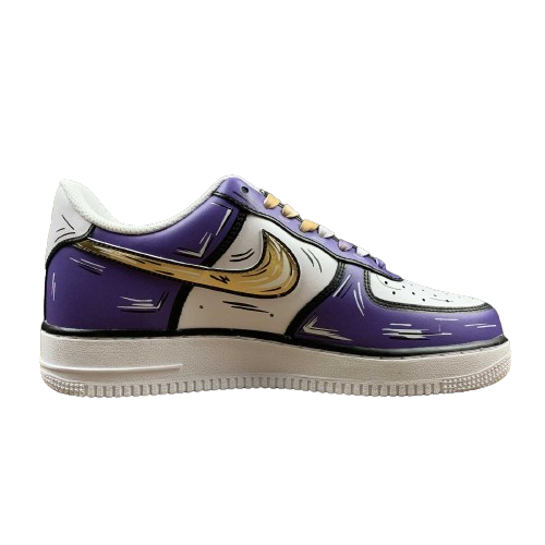 Tênis Nike Air Force 1 Purple Cartoon