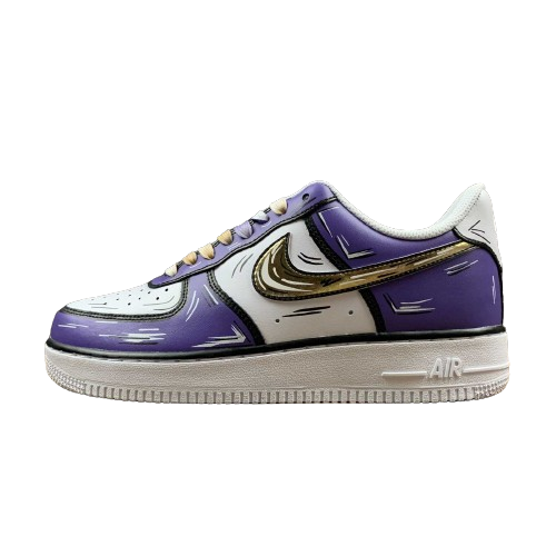 Tênis Nike Air Force 1 Purple Cartoon