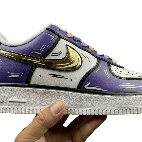 Tênis Nike Air Force 1 Purple Cartoon