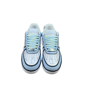 Tênis Nike Air Force 1 light blue Cartoon