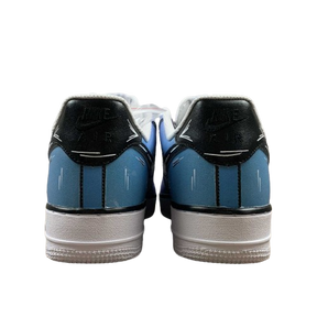Tênis Nike Air Force 1 light blue and purple Cartoon