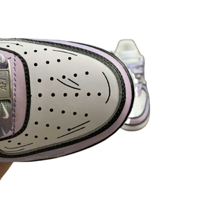 Tênis Nike Air Force 1 light blue and purple Cartoon