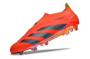 Chuteira Adidas Predstrike Elite Campo - Laranja/Preto