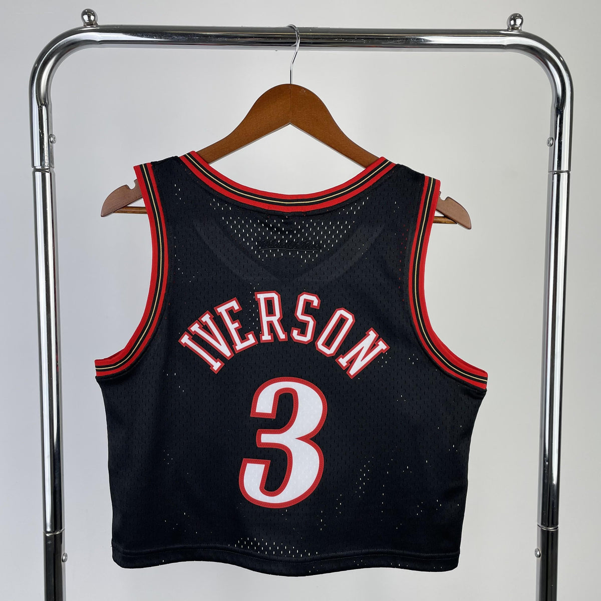 Regata Cropped Allen Iverson Philladelphia 76ers Mitchell & Ness Hardwood Classics
