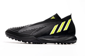 Chuteira Adidas Predator Edge+ Society TF - Preto/Amarelo
