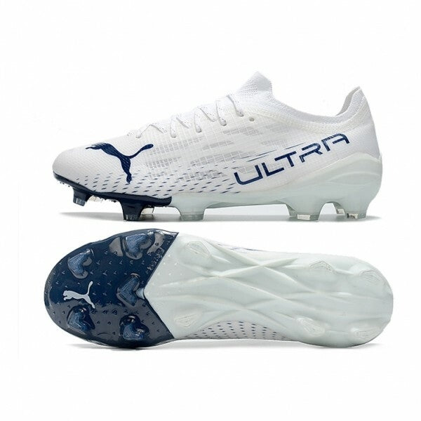 Chuteira Puma Ultra 1.3 Campo FG - Branco/Azul