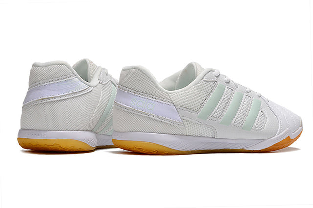 Chuteira Adidas Top Sala Futsal - Branco/Marrom
