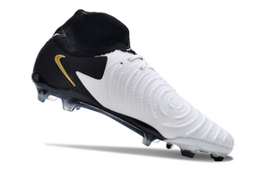 Chuteira Nike Campo Phantom Luna 2 Elite Campo FG - Branco/Preto