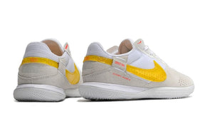 Chuteira Nike Street Gato Futsal IC - Branco/Dourado