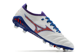 Chuteira Mizuno Morelia Neo 3 Campo FG - Branco/Vermelho/Azul