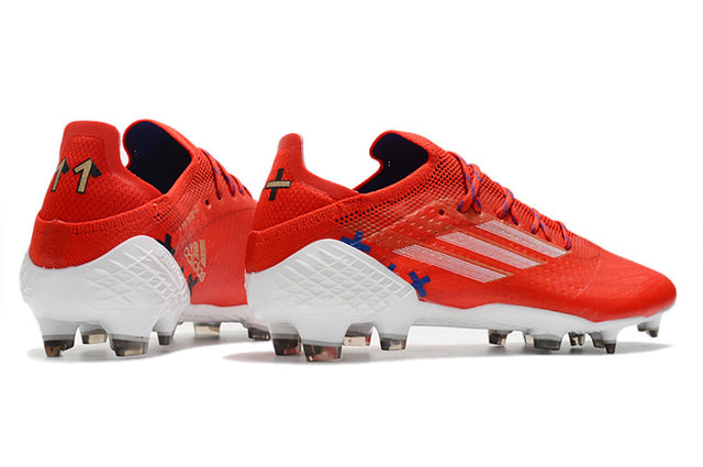 Chuteira Adidas Speedfow.1 FG - Vermelho/Branco
