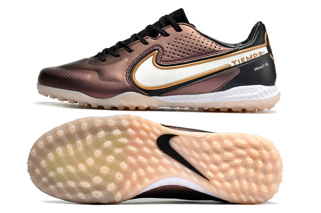 Chuteira Nike Tiempo 9 Pro Society - Marrom