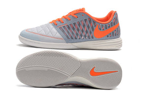 Chuteira Nike Lunar Gato Futsal - Cinza/Laranja