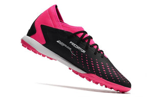 Chuteira Adidas Society Predator Accuracy.3 Society TF - Preto/Rosa