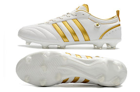 Chuteira Adidas Adipure Campo FG - Branco/Dourado