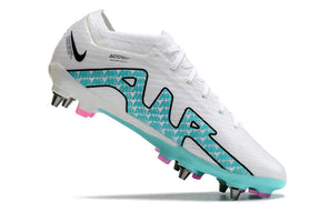 Chuteira Nike Air Zoom Mercurial Vapor 15 Elite SG - Branco/Azul