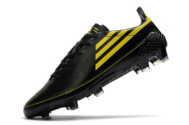 Chuteira Adidas F50 X Ghosted.1 FG - Preto/Amarelo