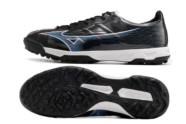 Chuteira Mizuno Alpha Made in Japan Society - Preto/Azul
