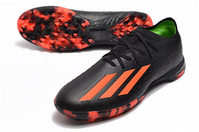 Chuteira Adidas X Speedportal.1 Society TF - Preto/Laranja