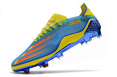 Chuteira Adidas Ghosted.1 Campo FG - Azul/Verde