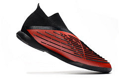 Chuteira Adidas Predator Edge+ Futsal IC - Preto/Vermelho
