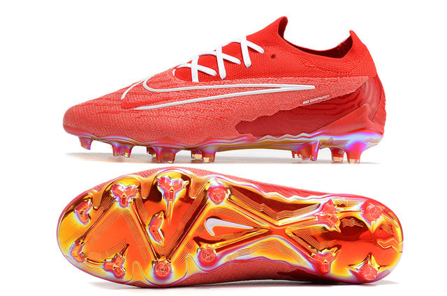 Chuteira Nike Campo Phantom GX Elite FG - Vermelho/Branco