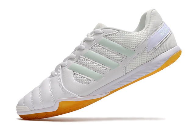 Chuteira Adidas Top Sala Futsal - Branco/Marrom