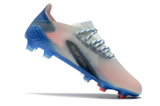 Chuteira Adidas Ghosted.1 Campo FG - Azul/Branco